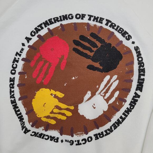 Vintage 90s Anvil Sweatshirt Womens Large 20x24 Amphitheatre - Picture 10 of 13